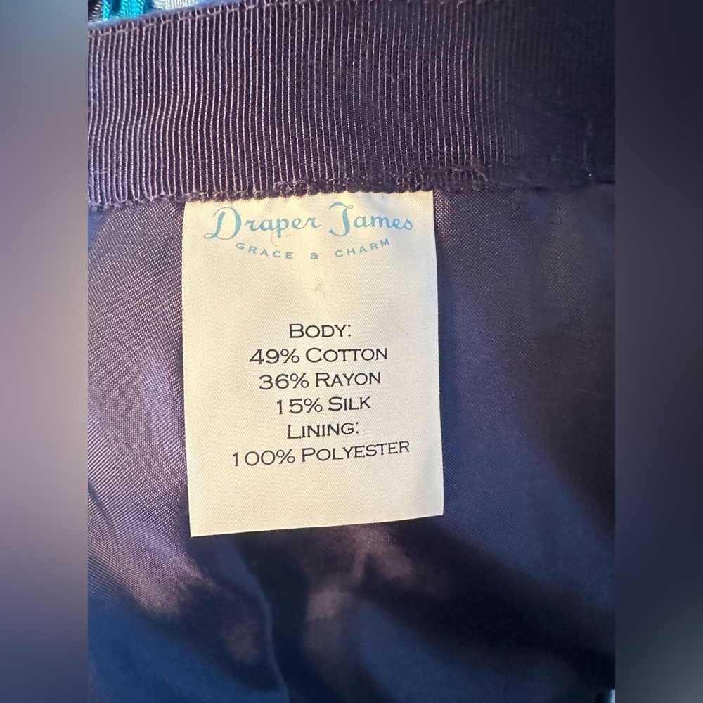 DRAPER JAMES! Buttercup Bloom🌸Madison Skirt/Buttercup Blue/Size-0 - Picture 8 of 13